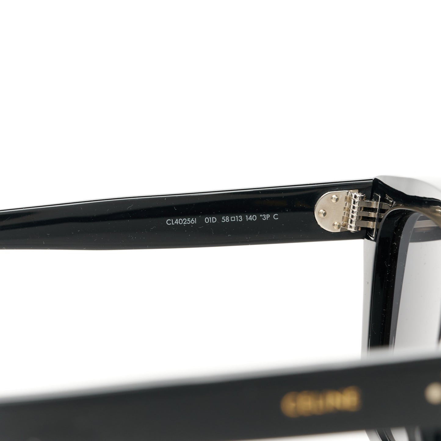 Acetate Square Sunglasses CL40256I Black