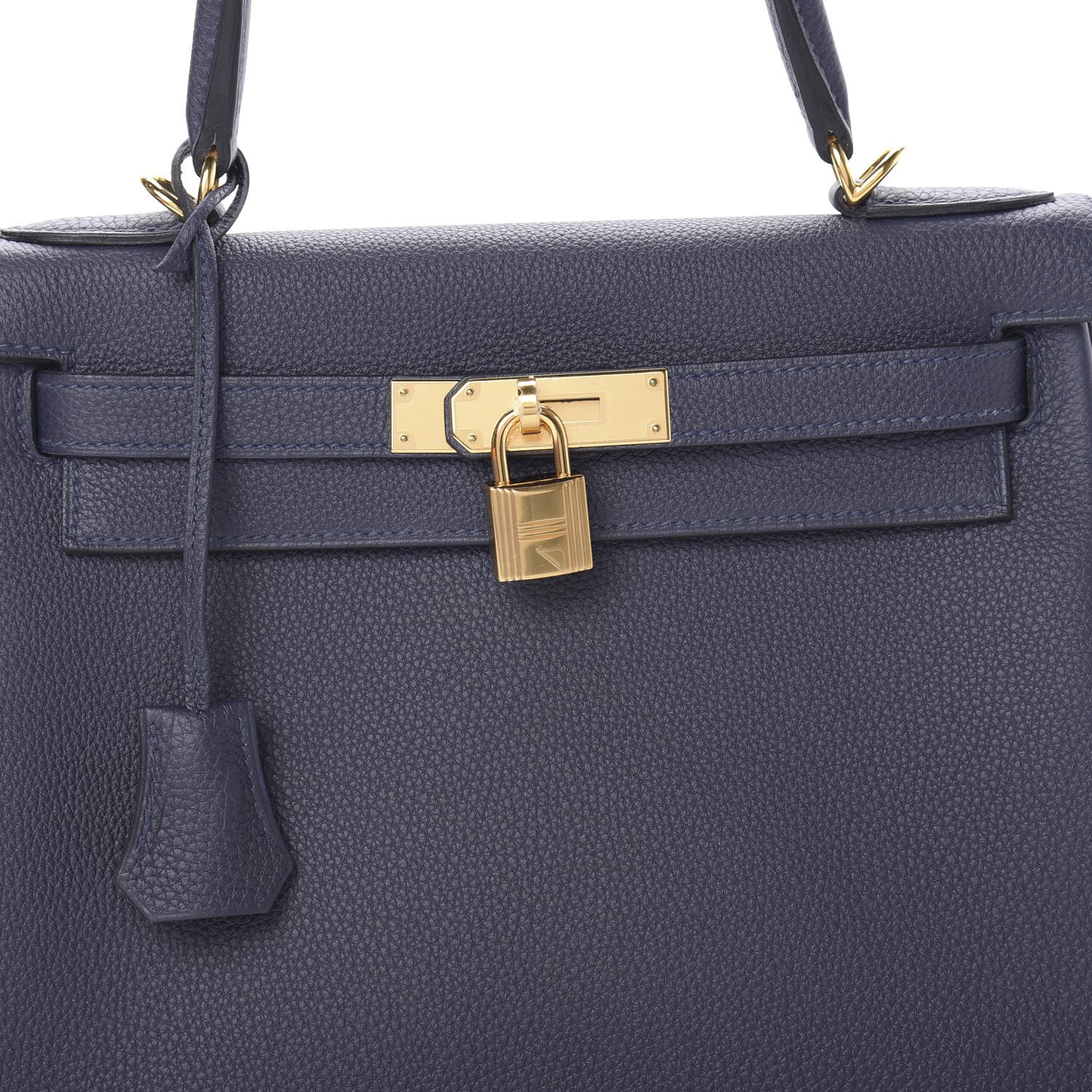 Hermes Togo Kelly Retourne 28 Bleu Nuit 8 of 11