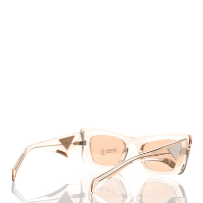 Prada Cat Eye Sunglasses SPR 19M Transparent Beige 4 of 8