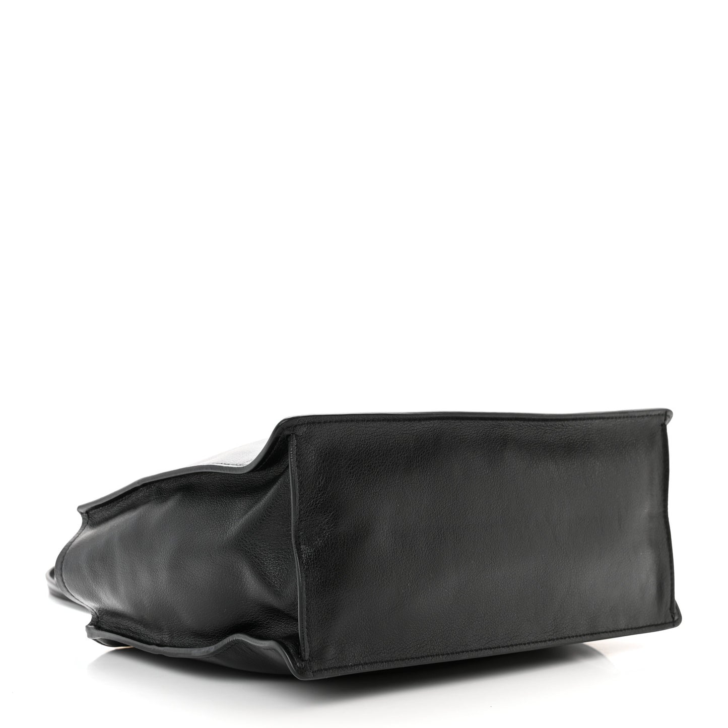 Glace Calfskin Tote Black