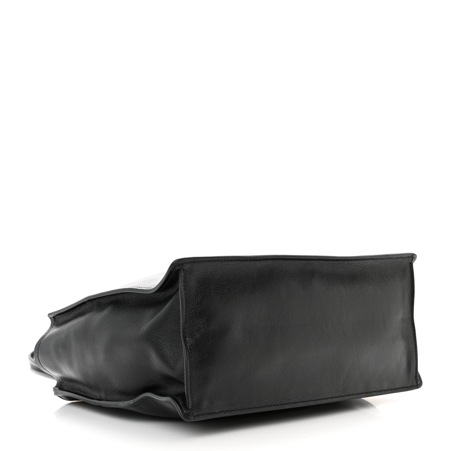 Prada Glace Calfskin Tote Black 4 of 9