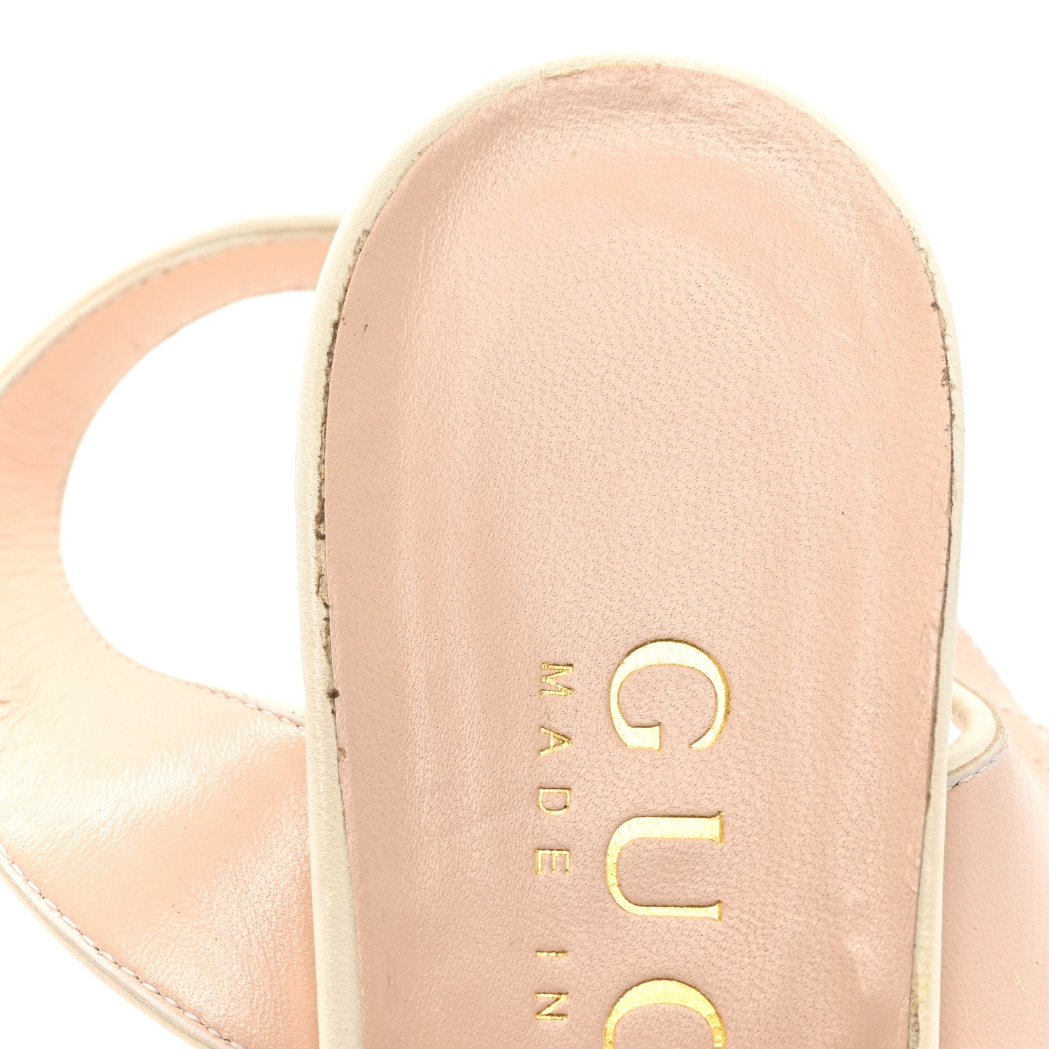 Gucci Malaga Kid Keyla Platform 60/155mm Slingback Sandals 41 Mystic White 12 of 19