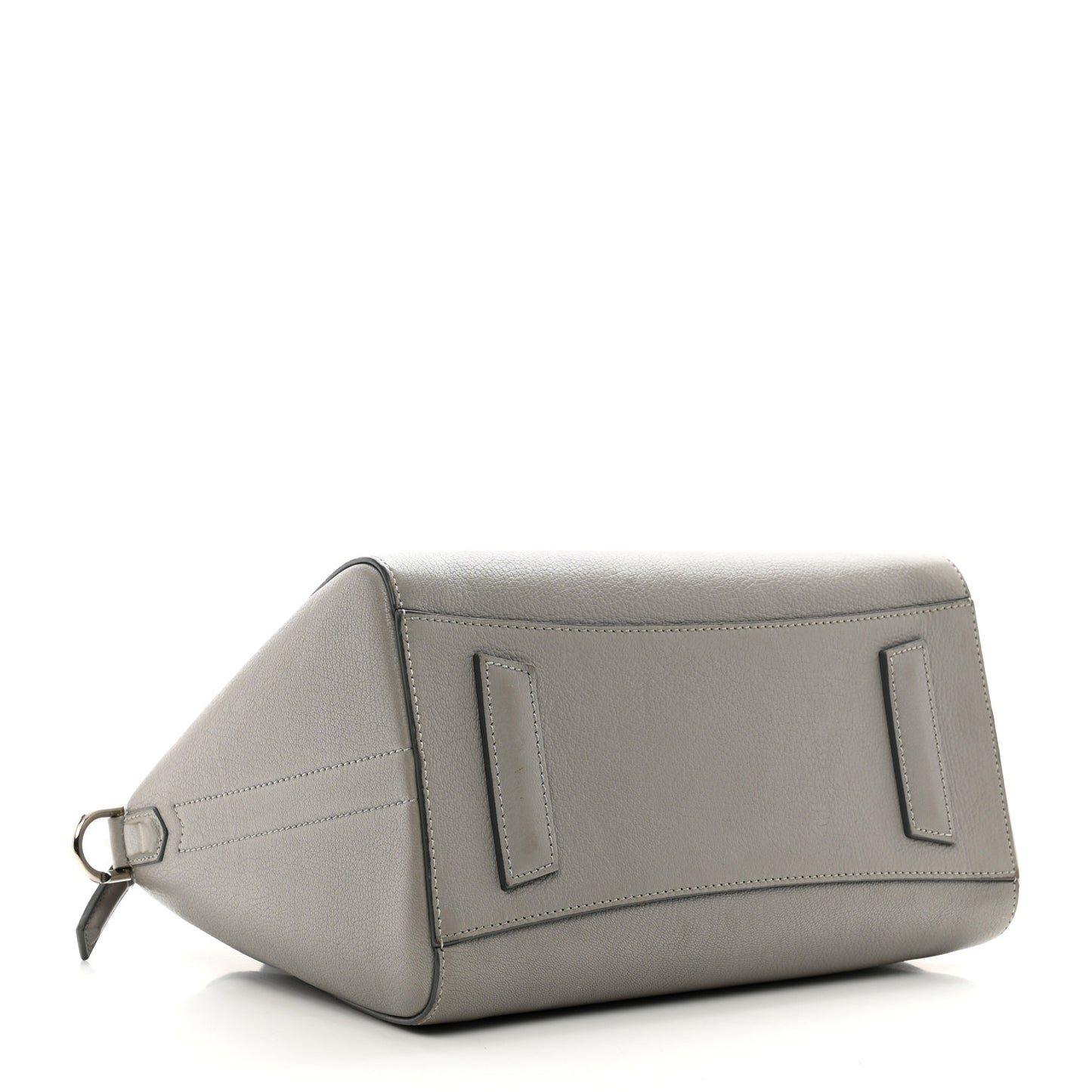 Sugar Goatskin Small Antigona Pearl Grey