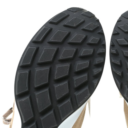 Chanel Goatskin Suede CC Sneakers 37.5 Dark Beige 7 of 11