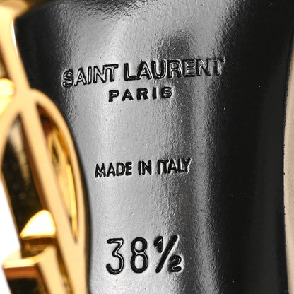Saint Laurent Calfskin 110 Opyum Sandals 38.5 Real Beige 6 of 8