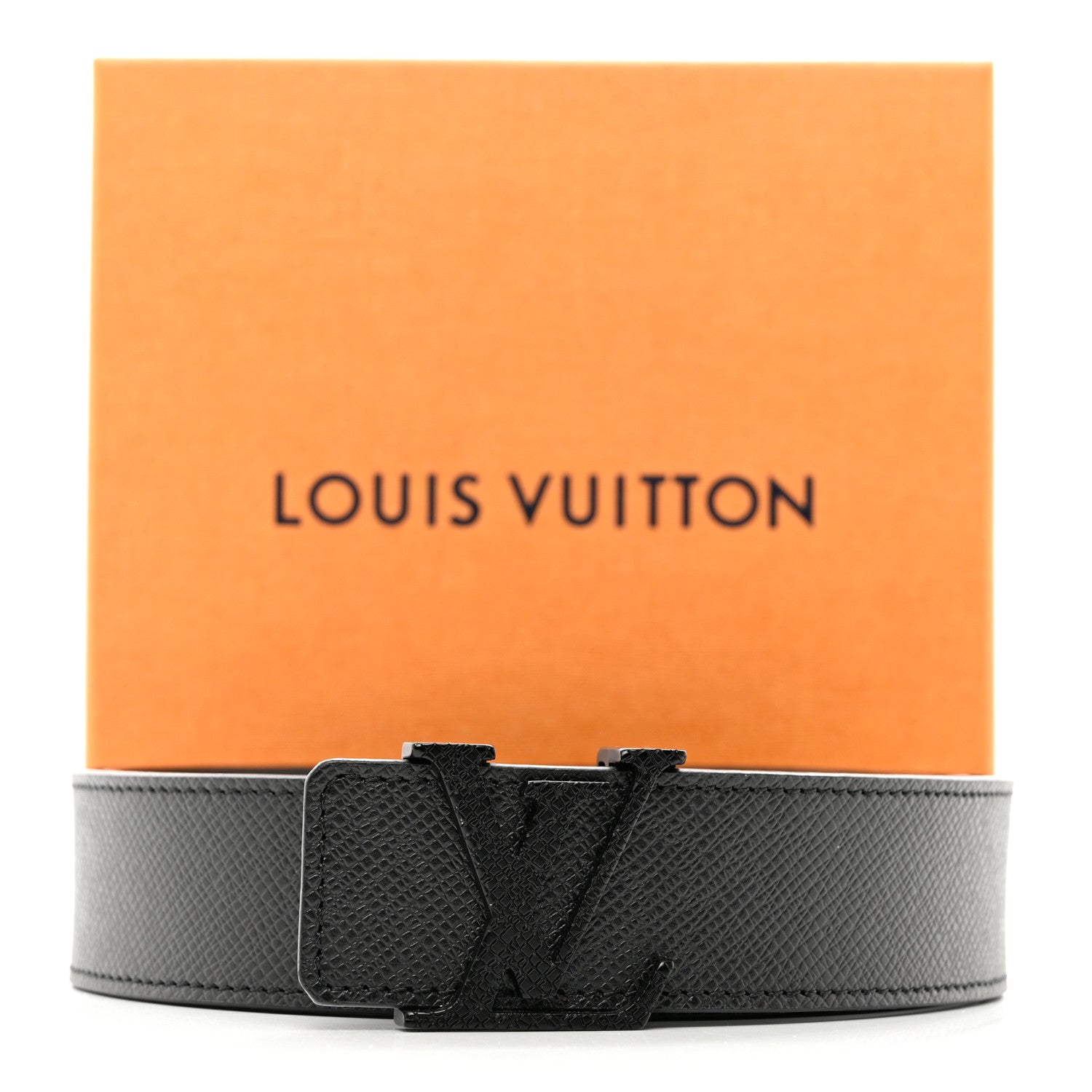 Louis Vuitton Taiga 35mm LV Initiales Belt 100 40 Black 6 of 6