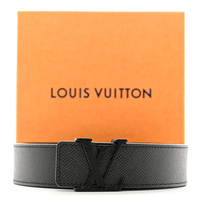 Louis Vuitton Taiga 35mm LV Initiales Belt 100 40 Black 6 of 6