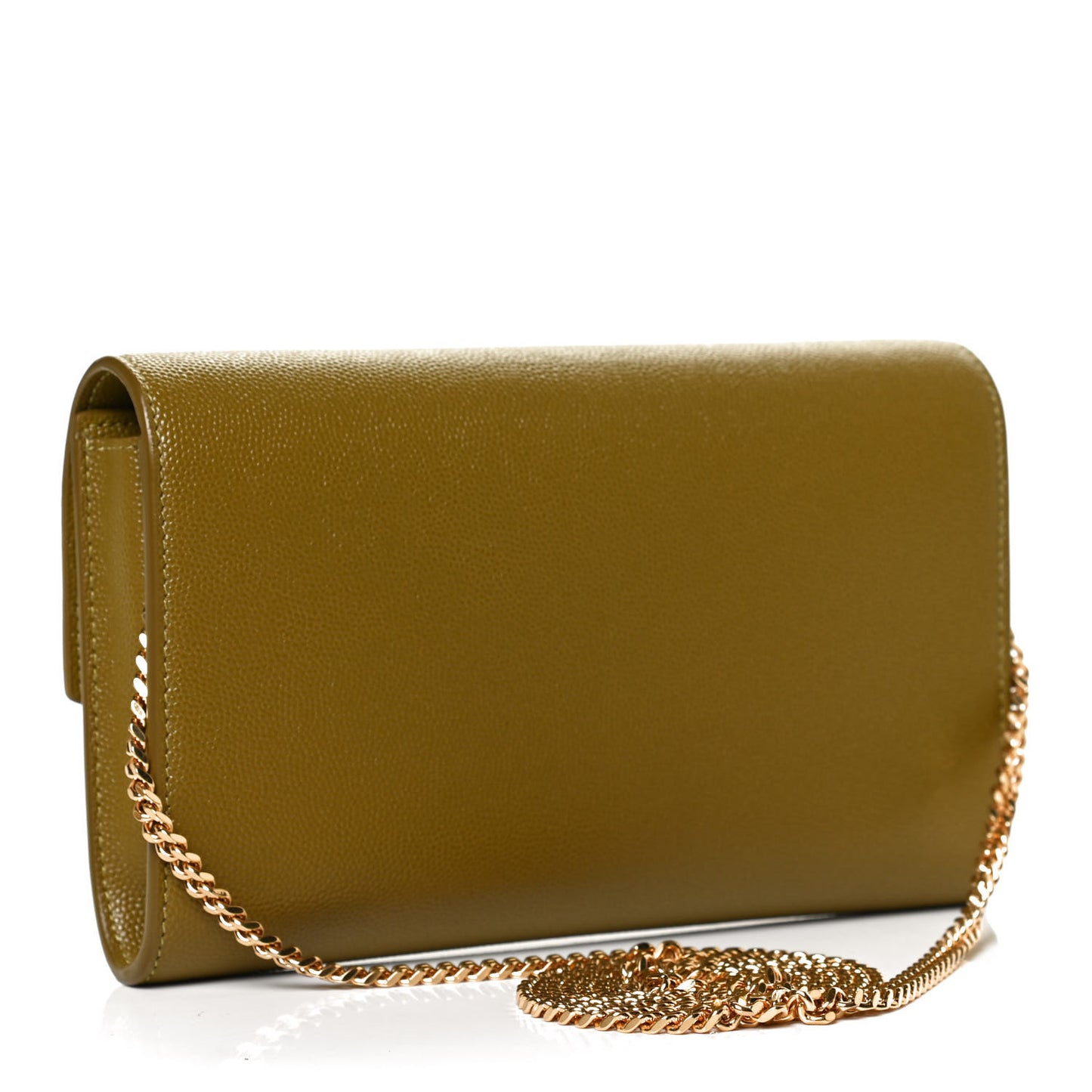 Grain De Poudre Monogram Uptown Chain Wallet Olive