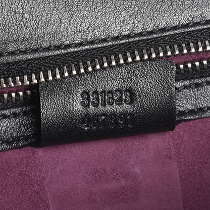 Gucci Python Small Lady Lock Briefcase Clutch Black 7 of 7