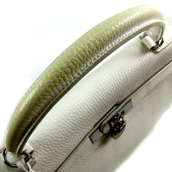 Hermes Taurillon Clemence Kelly 32 White 6 of 13