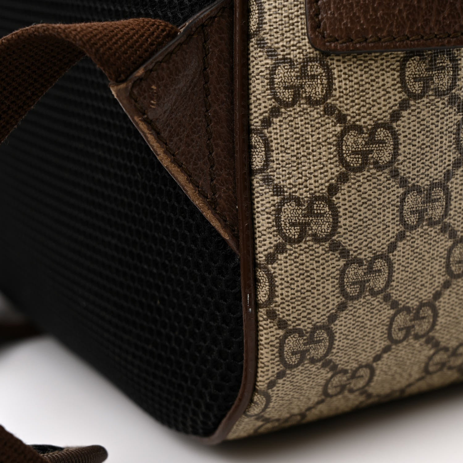 Gucci GG Supreme Monogram Medium Ophidia Day Backpack Brown 13 of 14