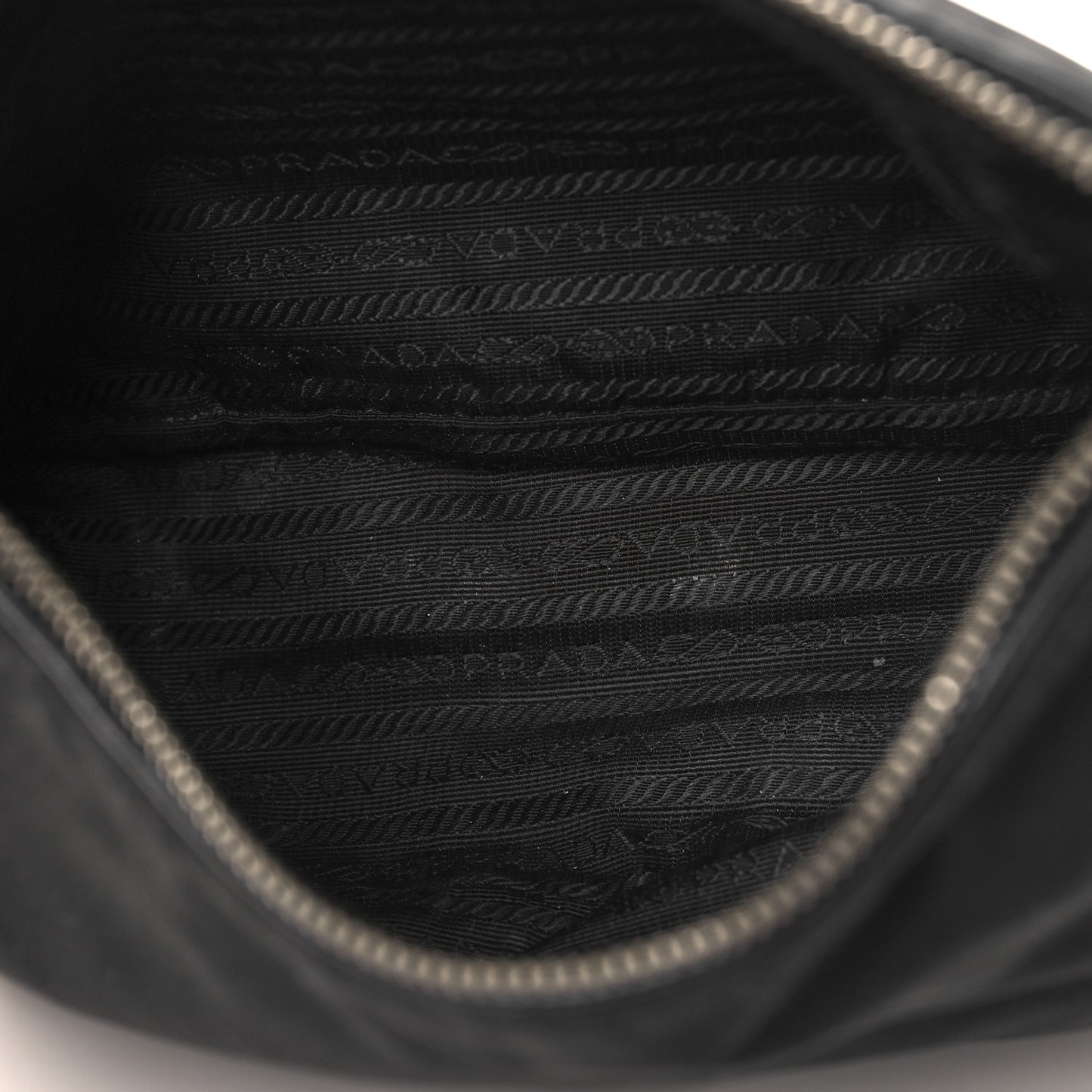 Tessuto Nylon Vitello Hobo Black