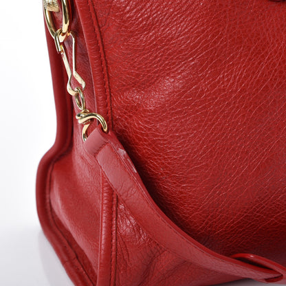 Balenciaga Agneau Giant 12 Gold Hardware City Rouge Lipstick 8 of 14