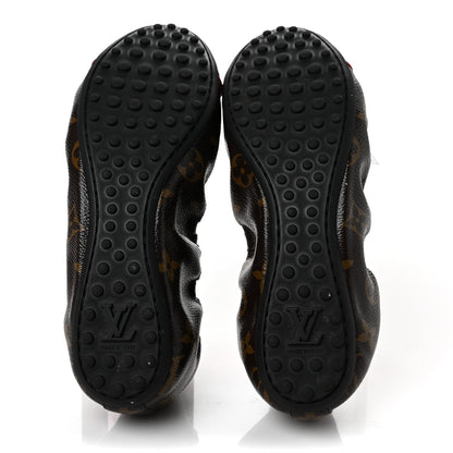 Louis Vuitton Monogram Patent Flirty Ballerina Flats 38 Coquelicot 5 of 7