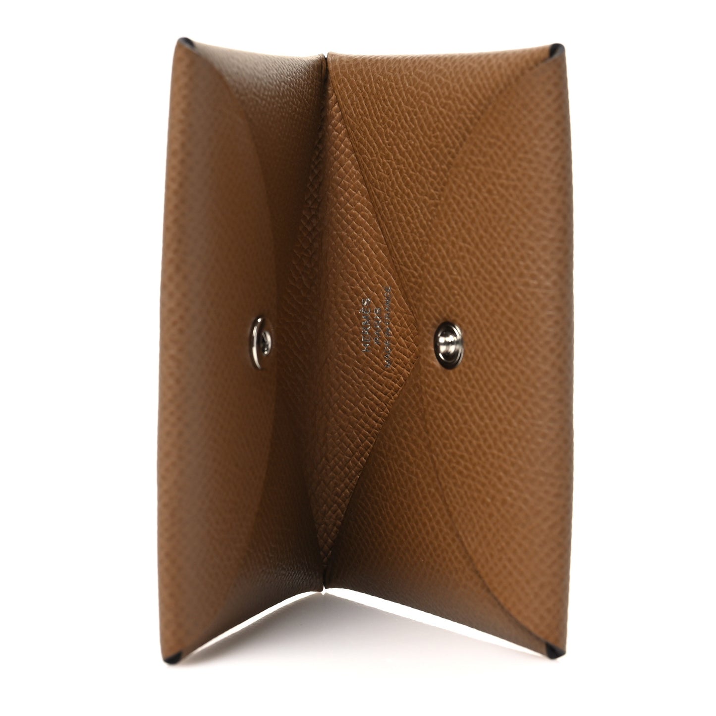 Epsom Verso Calvi Duo Card Case Alezan Biscuit