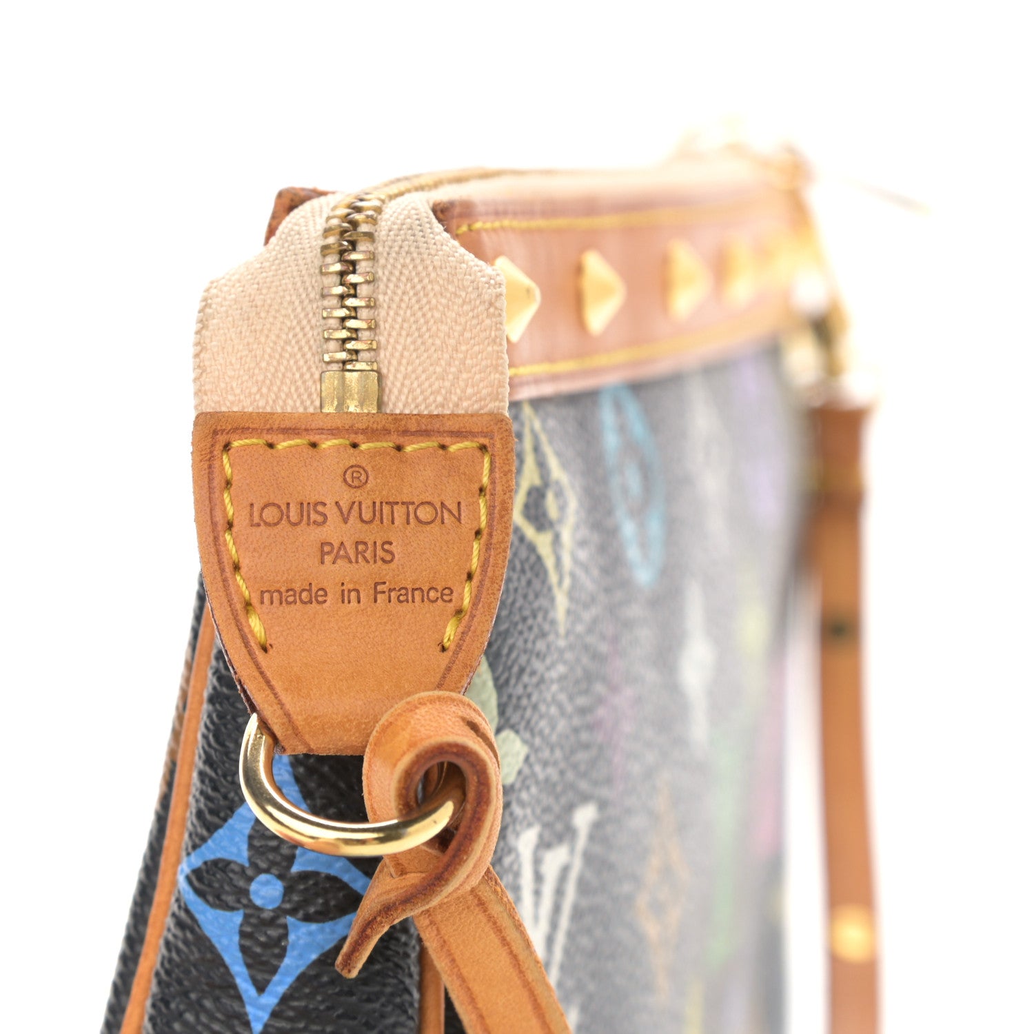 Louis Vuitton Monogram Multicolor Pochette Accessories Black 6 of 11