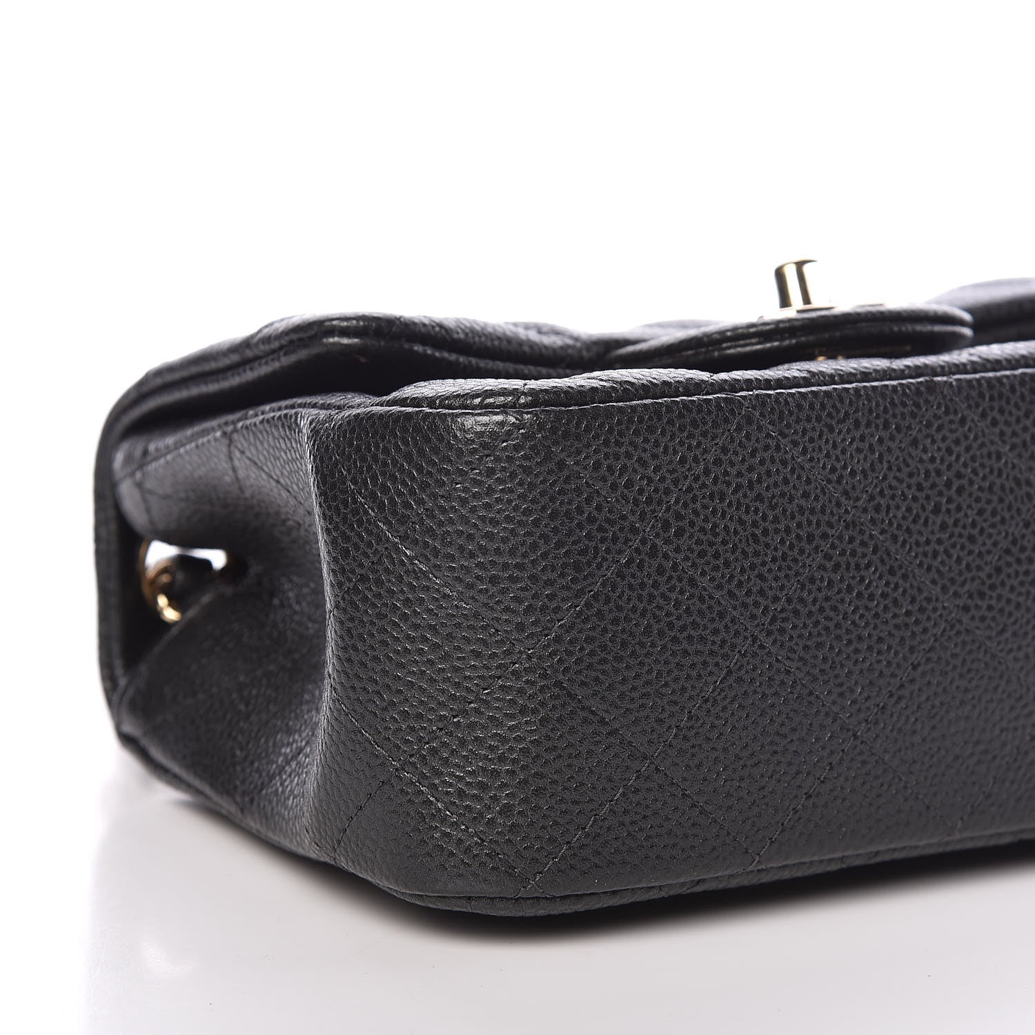 Chanel Caviar Quilted Mini Square Flap Dark Grey 8 of 10