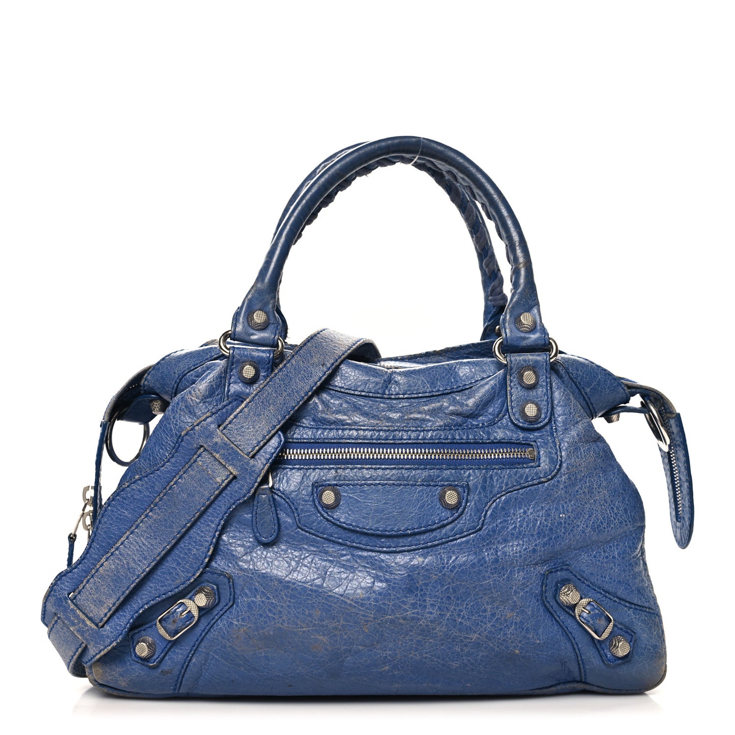 Agneau Giant 12 Silver Hardware Town Bleu Glacier