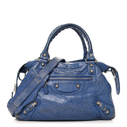 Balenciaga Agneau Giant 12 Silver Hardware Town Bleu Glacier 1 of 15