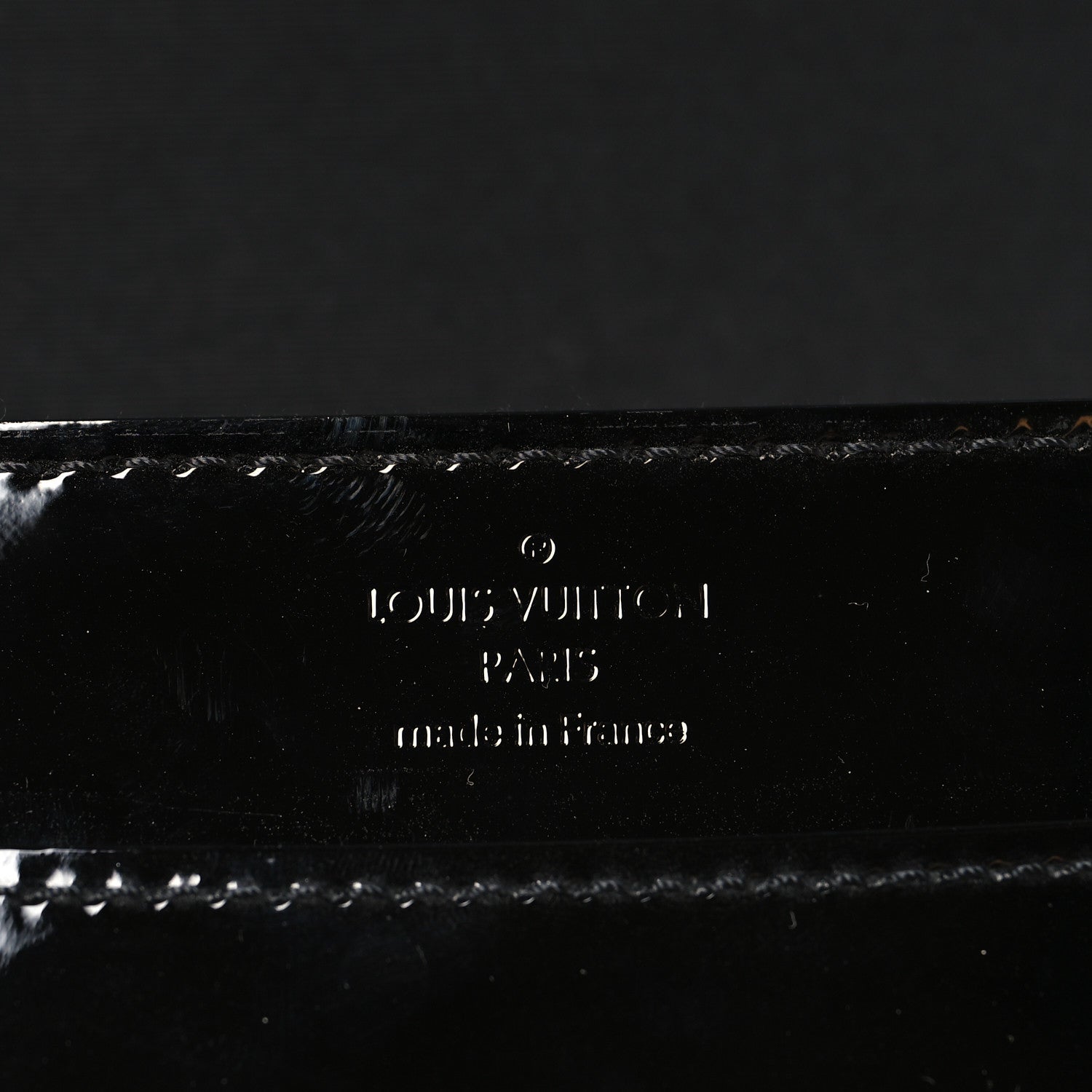 Louis Vuitton Patent Chain Louise GM Black 6 of 10