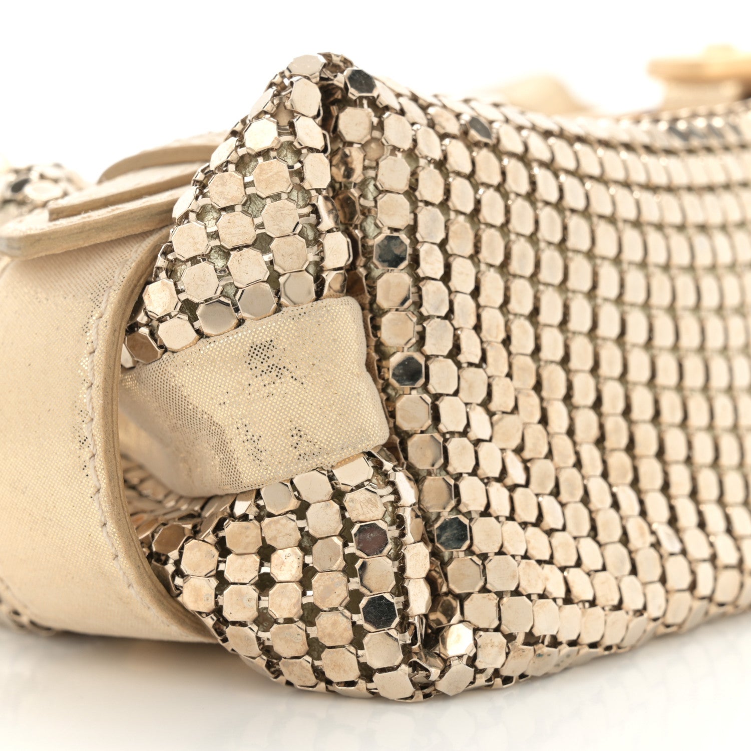 Jimmy Choo Lame Chainmail Mini Tulita Gold 8 of 11