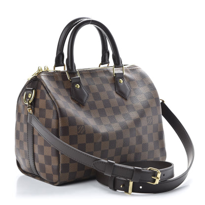 Louis Vuitton Damier Ebene Speedy Bandouliere 25 2 of 9