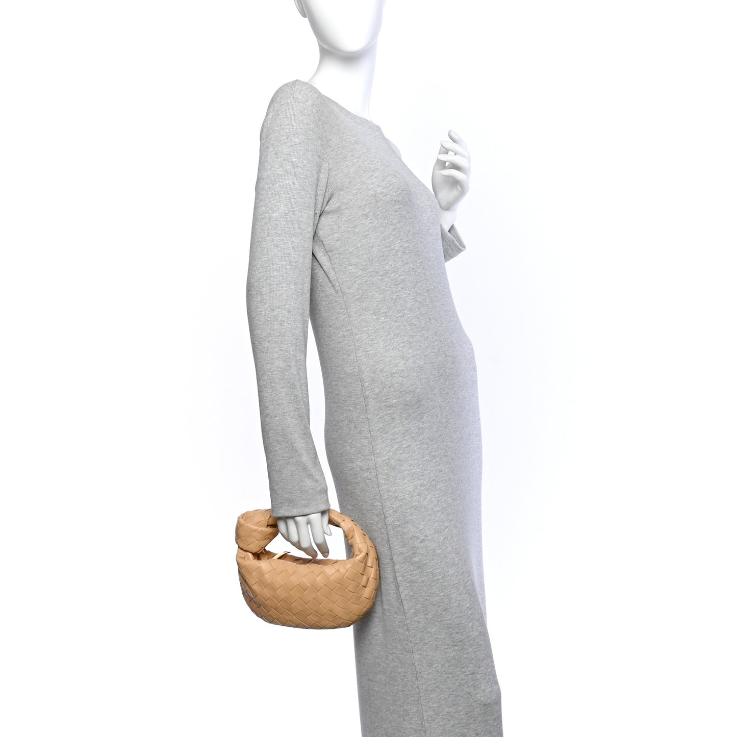 Nappa Intrecciato Mini Jodie Almond