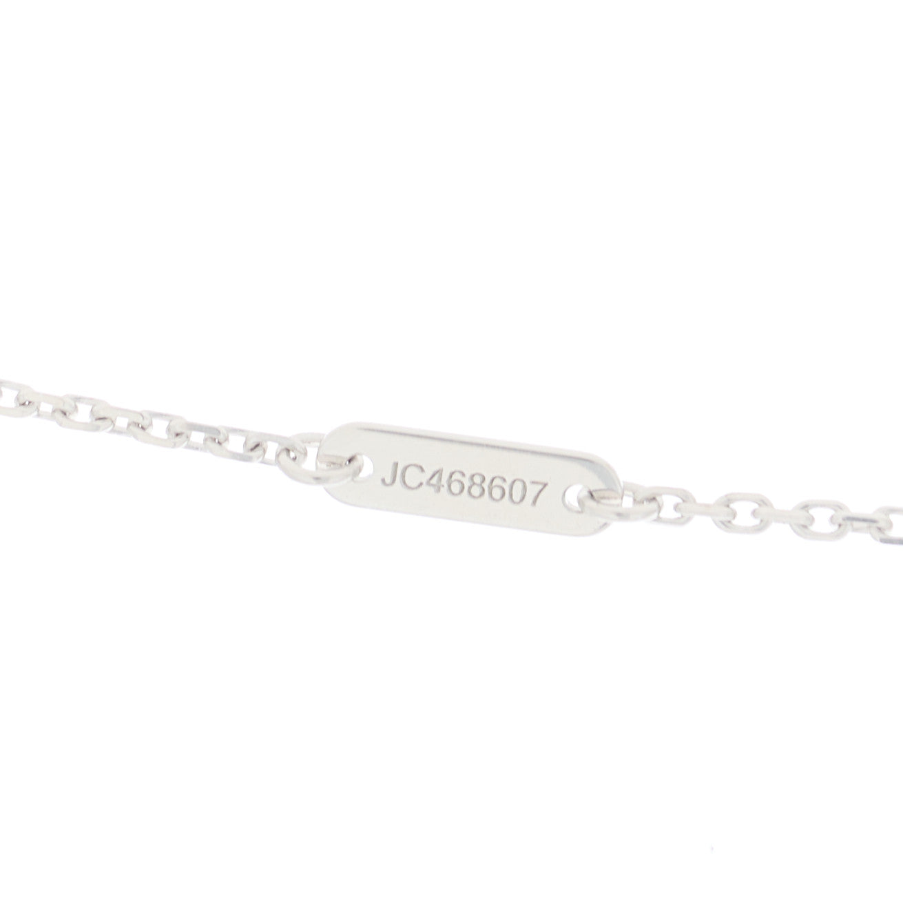 Van Cleef & Arpels 18K White Gold Diamond Mini Frivole Pendant Necklace 3 of 5