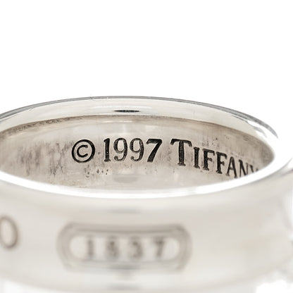 Tiffany Sterling Silver 1837 Band Ring 59 8.75 5 of 6