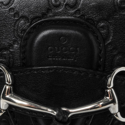 Gucci Guccissima Small Emily Shoulder Bag Black 6 of 7