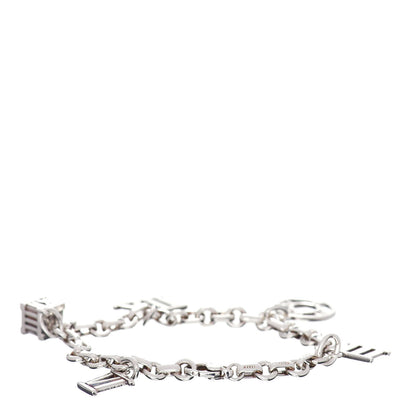 Tiffany Sterling Silver Atlas Charm Bracelet 3 of 4