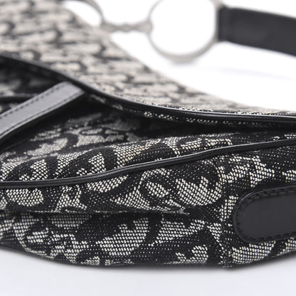 Christian Dior Monogram Saddle Bag Black 8 of 8