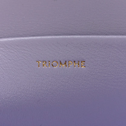 Celine Shiny Calfskin Triomphe Chain Shoulder Bag Light Lavender 8 of 11