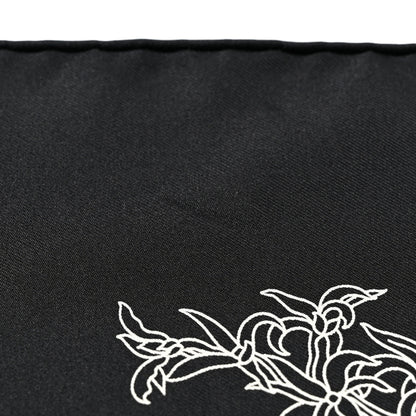 Hermes Silk Robe Legere Scarf 90 Black White 7 of 8