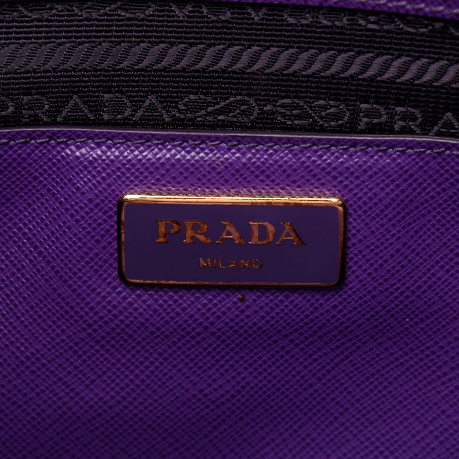 Prada Saffiano Medium Galleria Double Zip Tote Viola 6 of 12