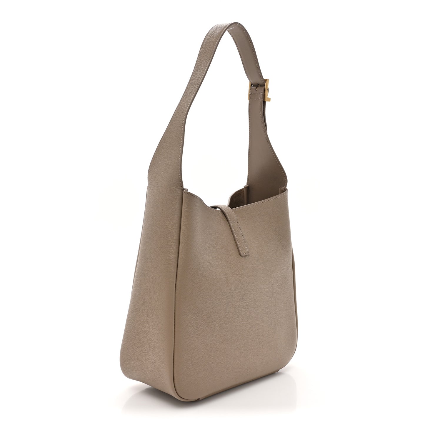 Smooth Calfskin Small Le 5 A 7 Soft Hobo Dusty Grey