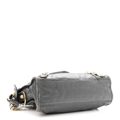 Balenciaga Agneau Giant 12 Gold Hardware Mini City Gris Tarmac 4 of 13