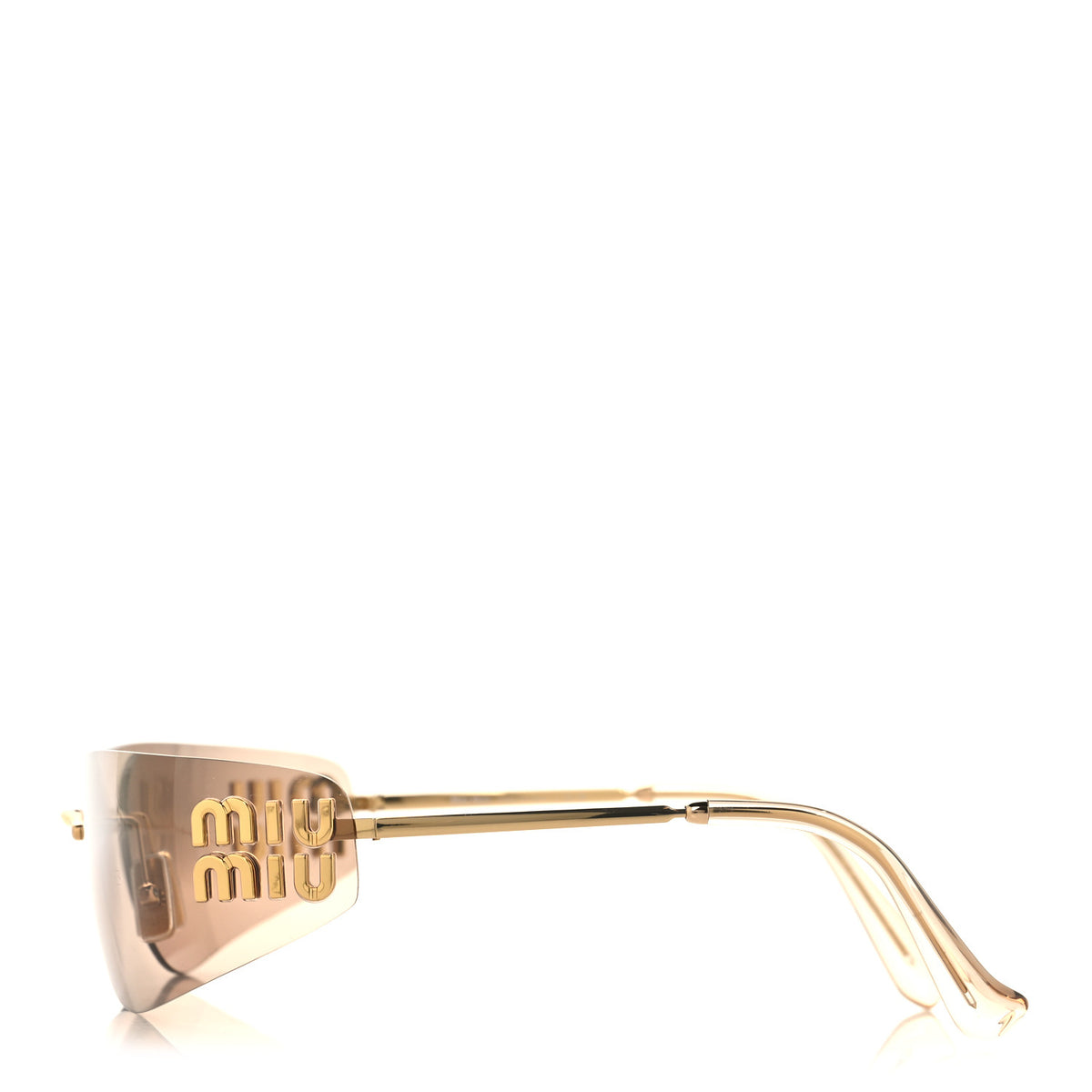 Metal Aube Sunglasses SMUA51 Gold Light Grey