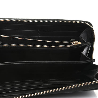 Gucci Guccissima Signature Microguccissima Bree Zip Around Wallet Black 5 of 8