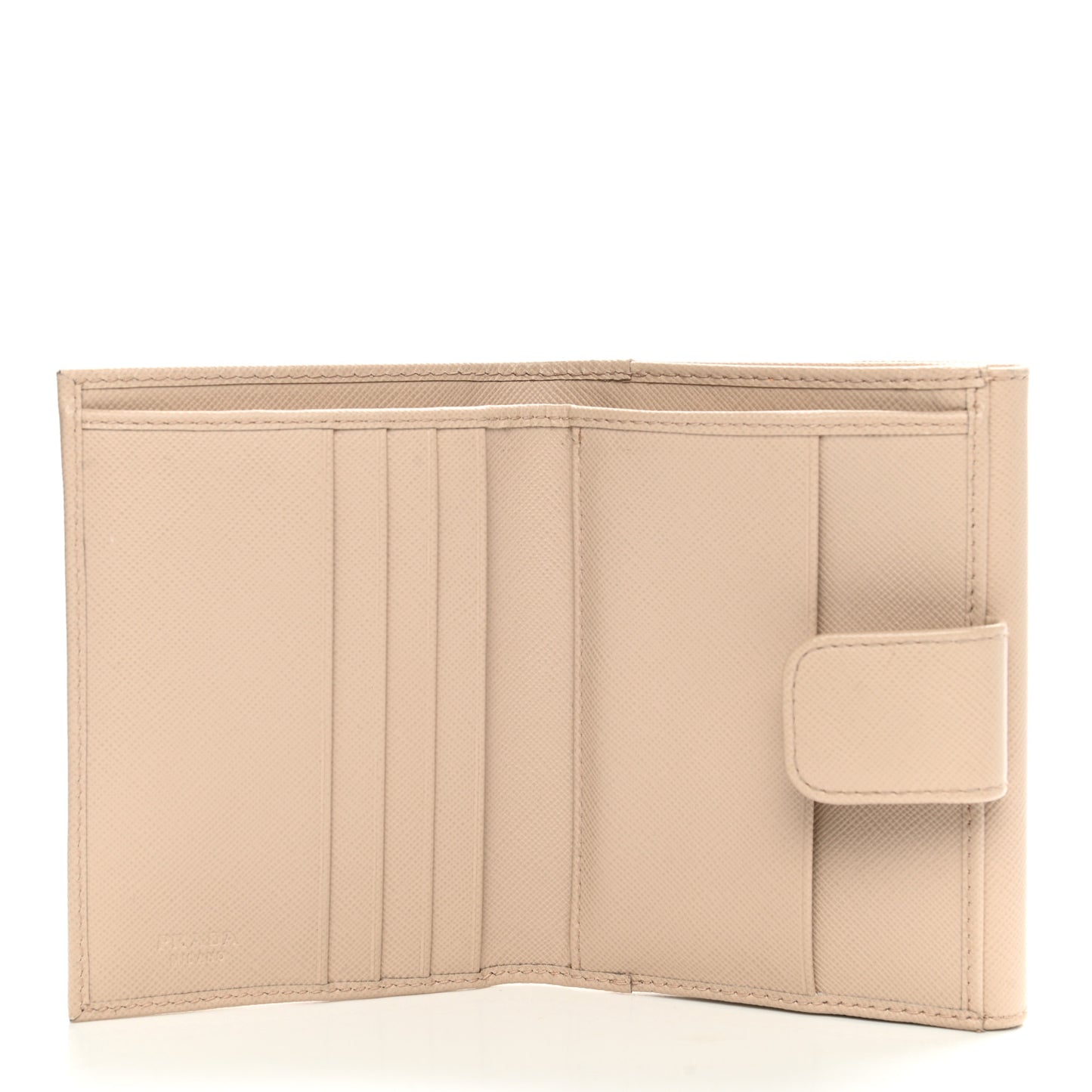 Saffiano Compact Flap Wallet Cammeo