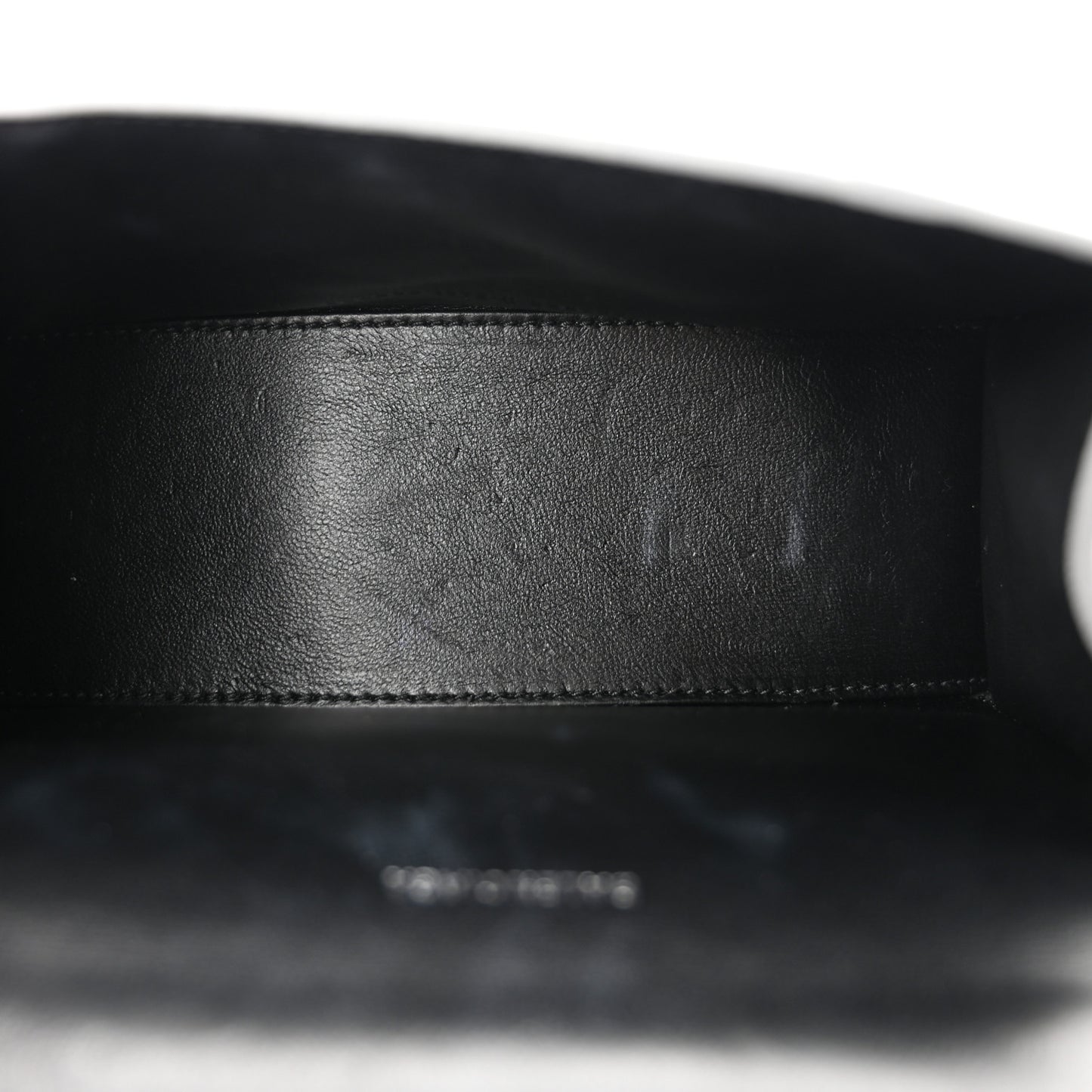 Strass Suede Hourglass Top Handle Bag XS Smoke Grey Crystal