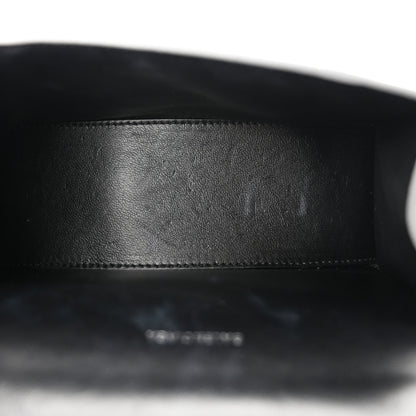 Balenciaga Strass Suede Hourglass Top Handle Bag XS Smoke Grey Crystal 5 of 11