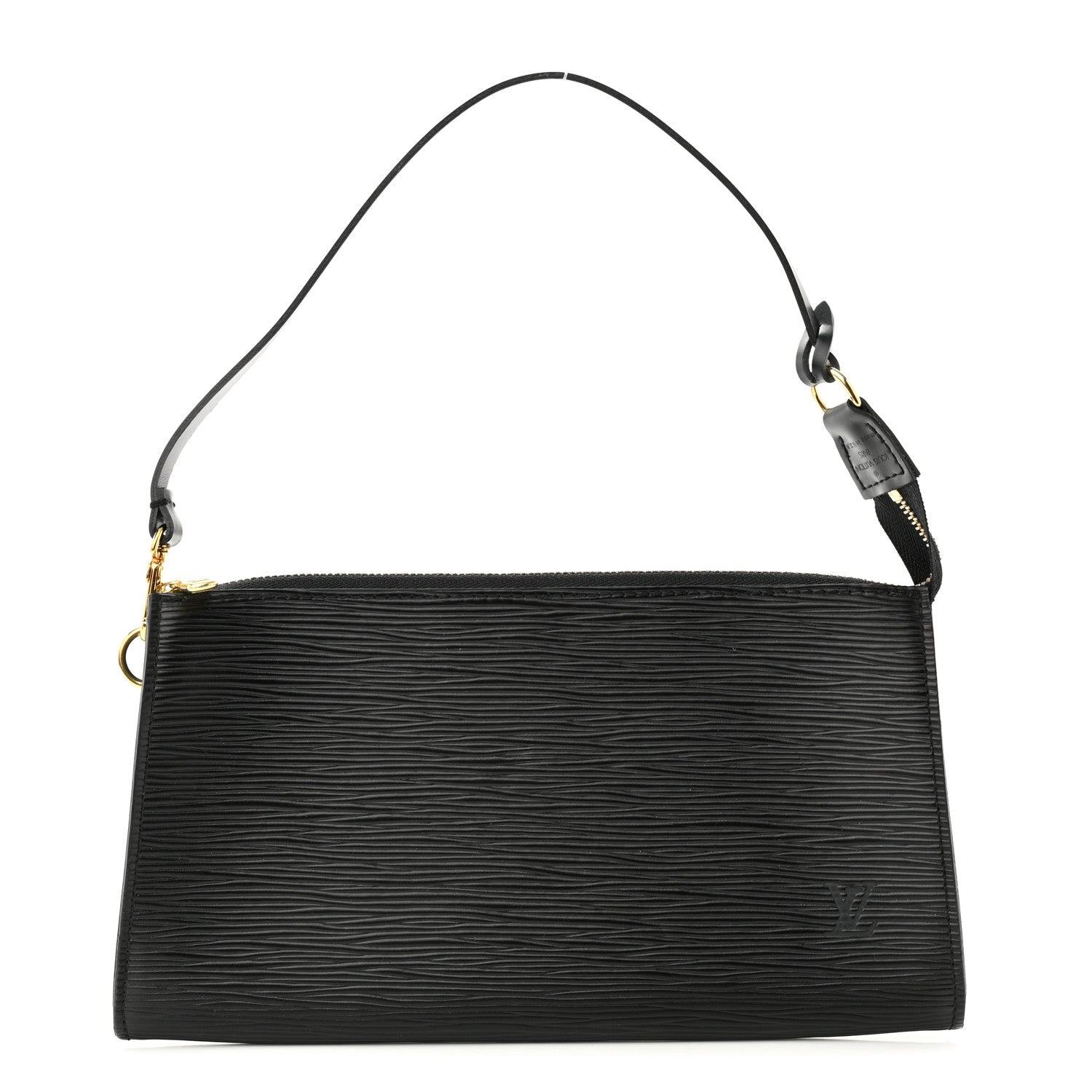 Louis Vuitton Epi Pochette Accessories 24 Black 1 of 8