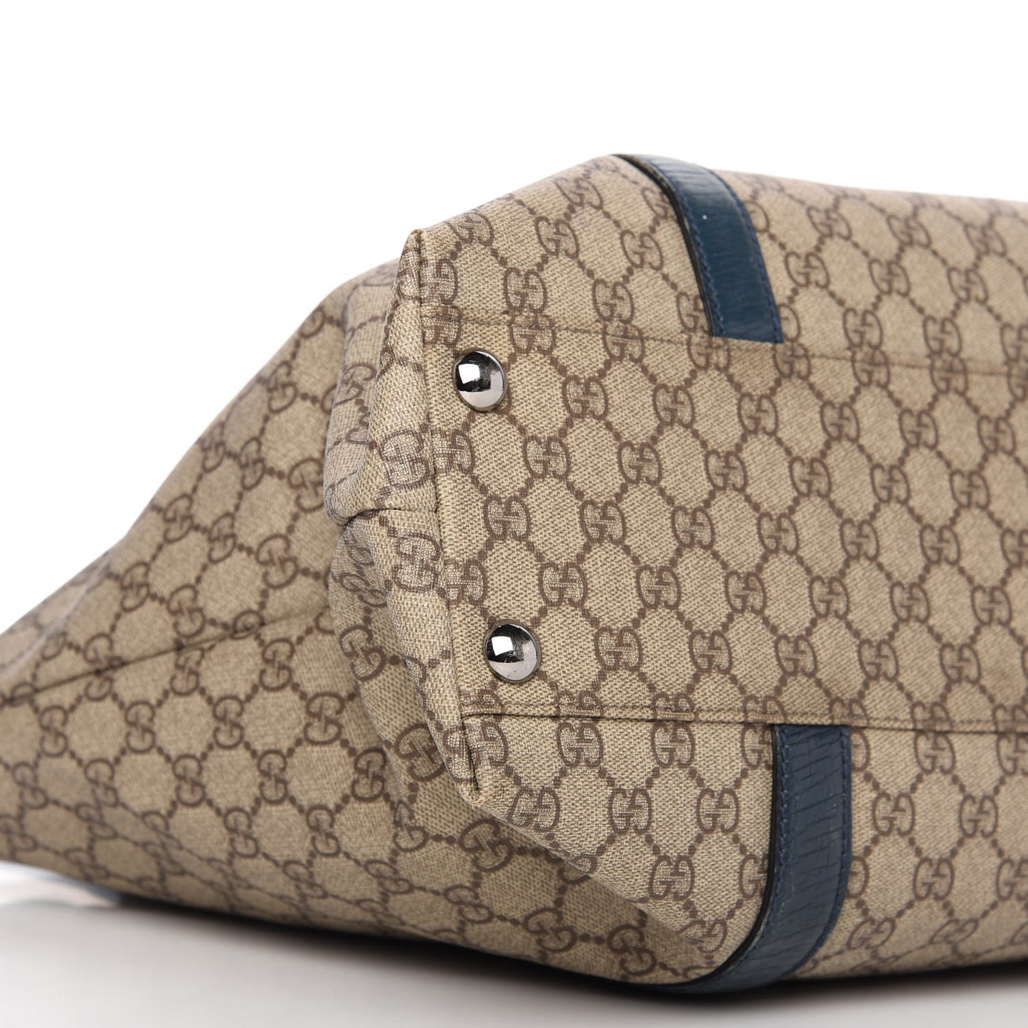 GG Plus Monogram Tote Blue