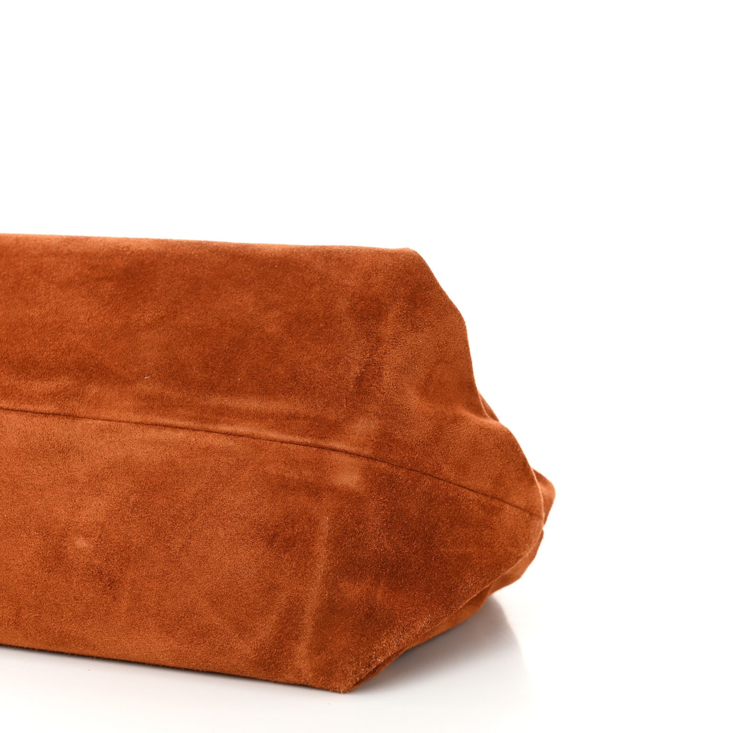 Suede Calfskin Beatrice Small Hobo Caramel