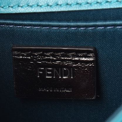 Fendi Shiny Nappa Mini Rush Clutch Lago 10 of 13