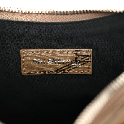 Balenciaga Coated Canvas BB Monogram Le Cagole Shoulder Bag XS Beige Brown 7 of 12