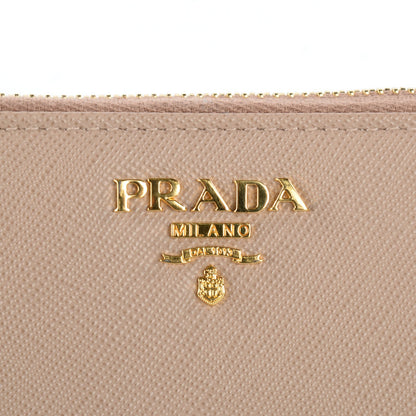 Prada Saffiano Metal Zip Around Wallet Cammeo 6 of 9
