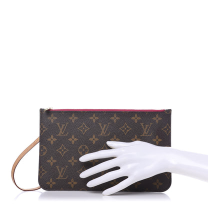 Louis Vuitton Monogram Neverfull MM GM Pochette Pivoine 2 of 7