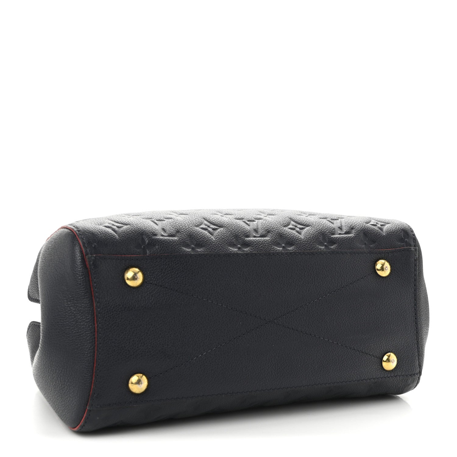 Louis Vuitton Empreinte Montaigne MM Marine Rouge 4 of 9